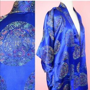 Blue Vintage Kimono Robe